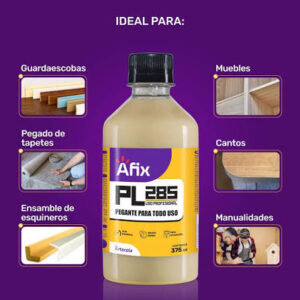 Pegante PL285 botella Afix