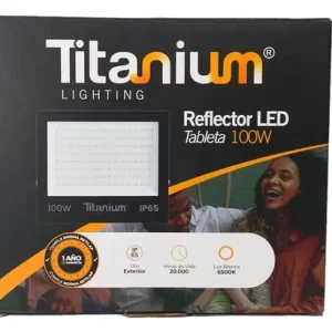 Reflector LED 100W 6500k - Titanium