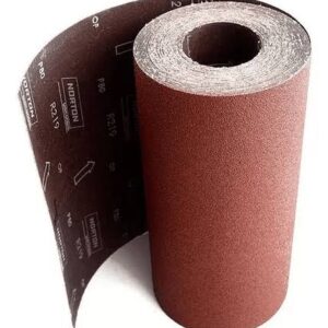 Rollo de lija roja Norton #60 4" x25 mtr