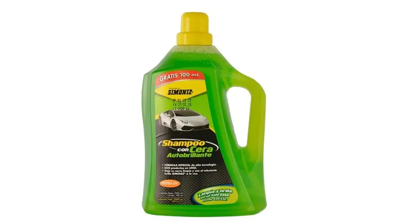 Shampoo Simoniz con Cera Autobrillante 1900 Ml