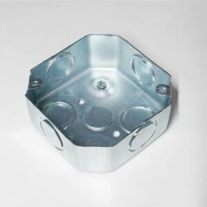 Caja metalica OCTAGONAL liviana